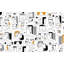 Papier peint de qualité supérieure - visages abstraits-2127176307