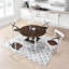 Ensemble de table ronde avec 1 table et 4 chaises