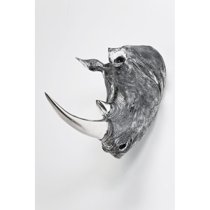 Deco Head Rhino Antique