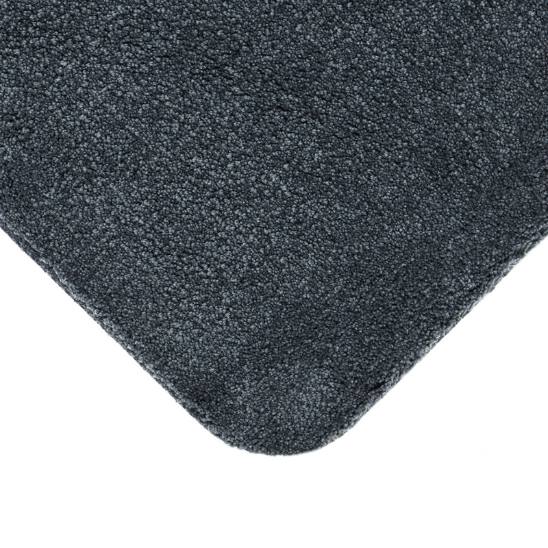 Non-Slip Bath Rug, Dark Grey, 60 x 100cm