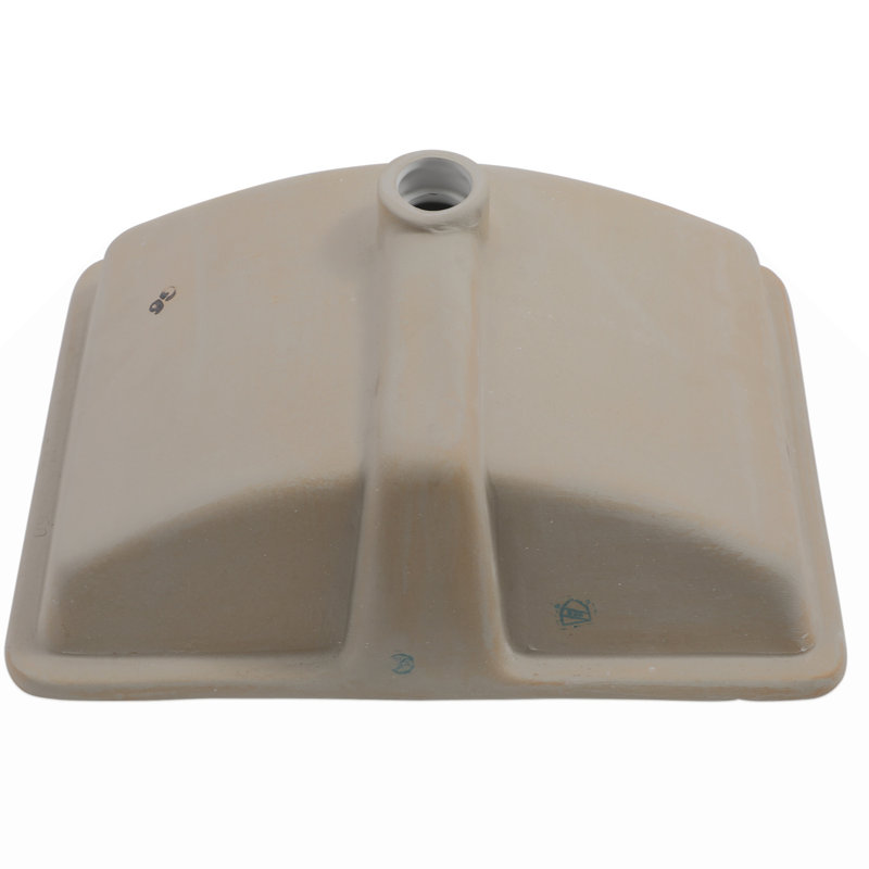 21"X14"  Ceramic Rectangular Undermount Bathroom Sink With Overflow