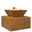 Fire Pit 50 X 50 X 40 Cm Steel-524832363