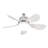 17" 5-Blade LED Ceiling Fan With Remote Control-2063880415