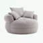 Canapé simple en chenille avec coussins-276592523
