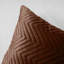 Embossed Quilted Chevron Decorative Cushion Cases - Set of 4 Modern Couch & Bed Décor Velvet Throw Pillow Covers -775583405