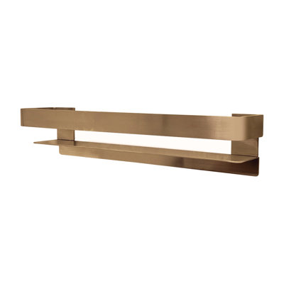 Jocelyn 30" Grab Bar Stainless Steel Shower Shelf in Champagne Bronze