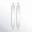 Galerie White Metal Tall Narrow French-Inspired Mirrors-116400078-116400080