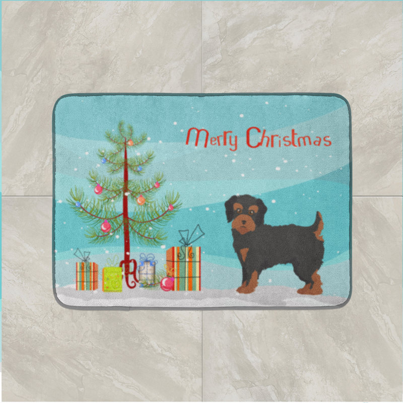 Tapis pour salle de bain chinois, Yorkiepoo