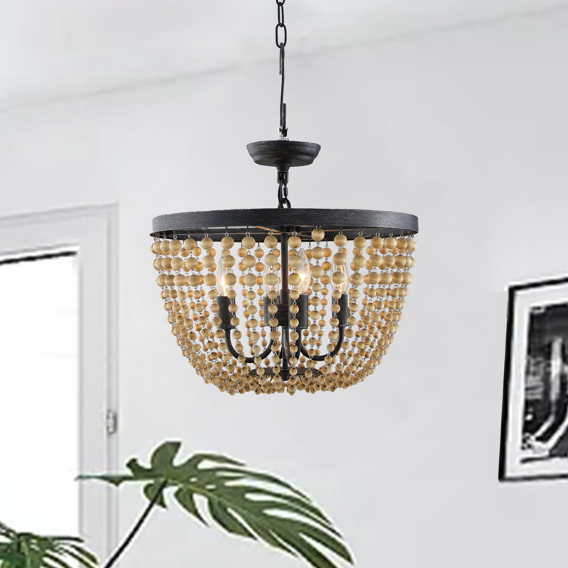 Luminaire suspendu tambour 4 lumières Adut