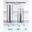 Gravity-fed Water Filter System, 3.25G 304 Stainless-Steel Countertop Water Filtration System, Reduces Lead and up to 99% of Chlorine, w/ 2 Carbon Filter, 2 Defluorination Filter, Spigot, Stand