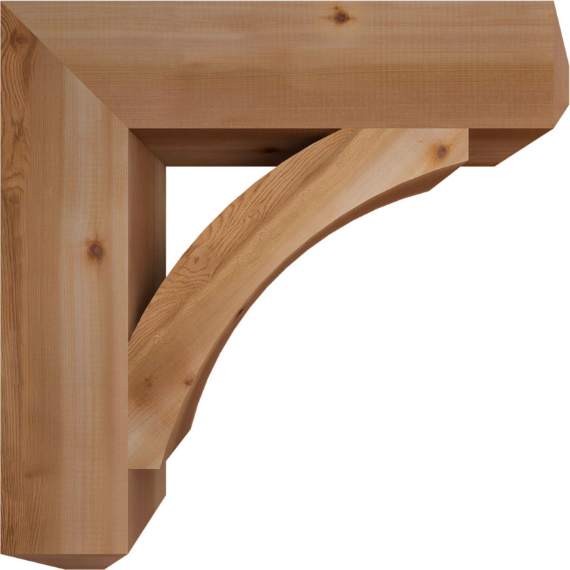 Support pour artisan Thorton, Cèdre rouge de l'Ouest (lisse), H 28 po x l 6 po x P 28 po