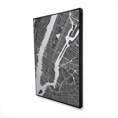 «New-york City Plan» sur toile
