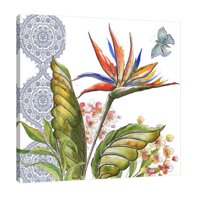 Tropical Garden: Bird Of Paradise - Impression sur toile tendue