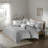 Stylish Metallic Silver Geometric Comforter Set For A Cozy Bedroom