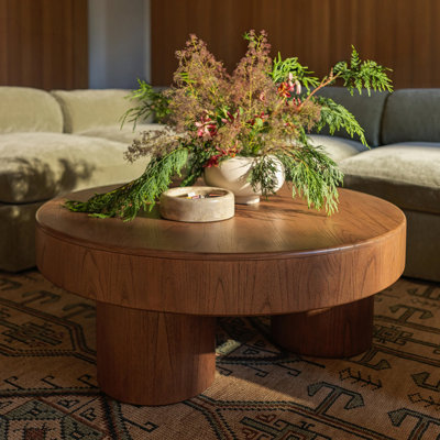 French style retro round coffee table