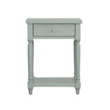 Fentes End Table with Storage and Built-In Outlets