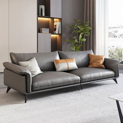 Coussin modulaire en cuir véritable