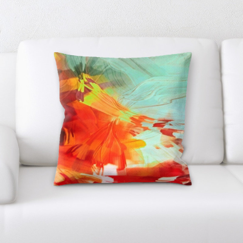 Microsuede Reversible Throw Pillow