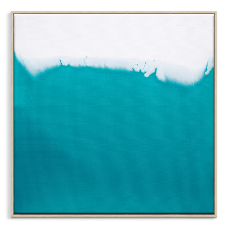 Flow 7 by Chalie MacRae - Painting on Canvas, 41cm H x 41cm W, Timber