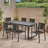 Hussain Rectangular 6 - Person 70 long Dining Set-1667059368
