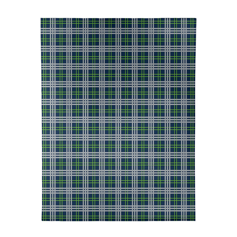Plaid Indoor Rug, Rectangle 8' x 10'
