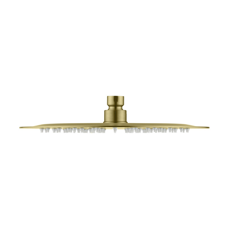 Rain Adjustable Shower Head 1.8 GPM GPM, Brushed Gold