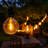 50ft 50-Bulb Outdoor Plug-in Globe String Lights, Shatterproof, Connectable, Soft Warm Glow