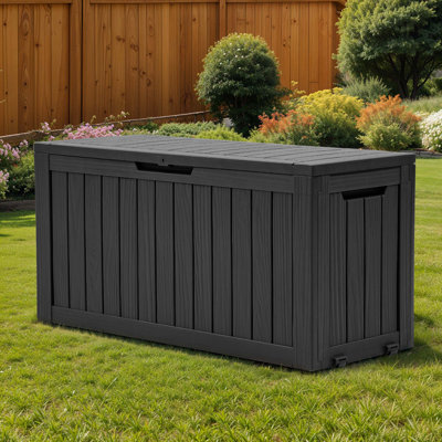 72 Gallon Outdoor Resin Deck Box by Balconera