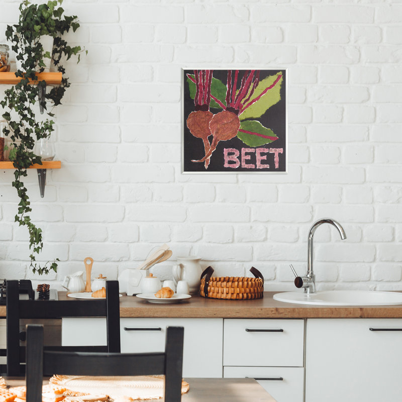 Plaque murale «Betteraves», par Nancy Overton