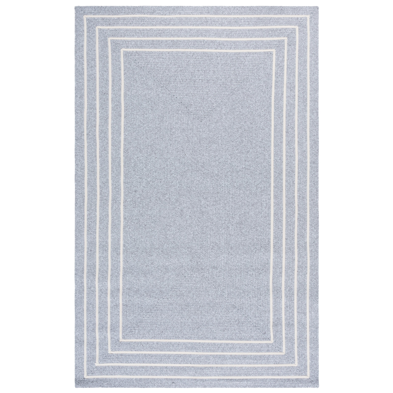 Machine Washable Hand-Woven Braided Rug, Round 5'