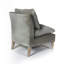 Fauteuil d'appoint performance en velours gris foncé-122045241