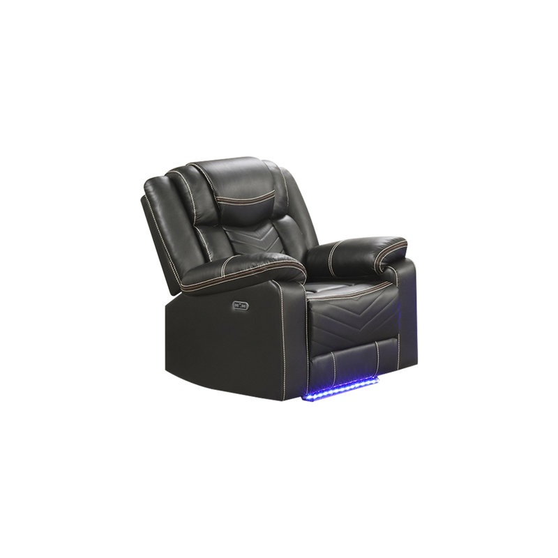 Jahshaun 36'' Upholstered Recliner, Gray