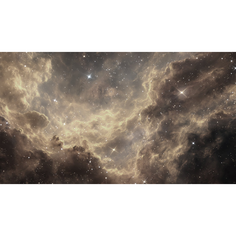 Papier peint double Nebula, Texturé non collé, 100"x96"