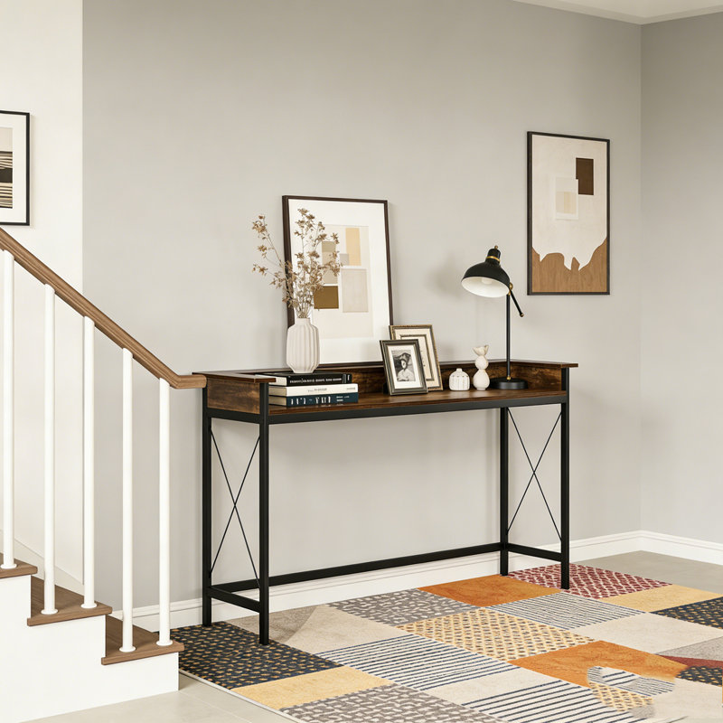 Table de canapé avec prise électrique, console