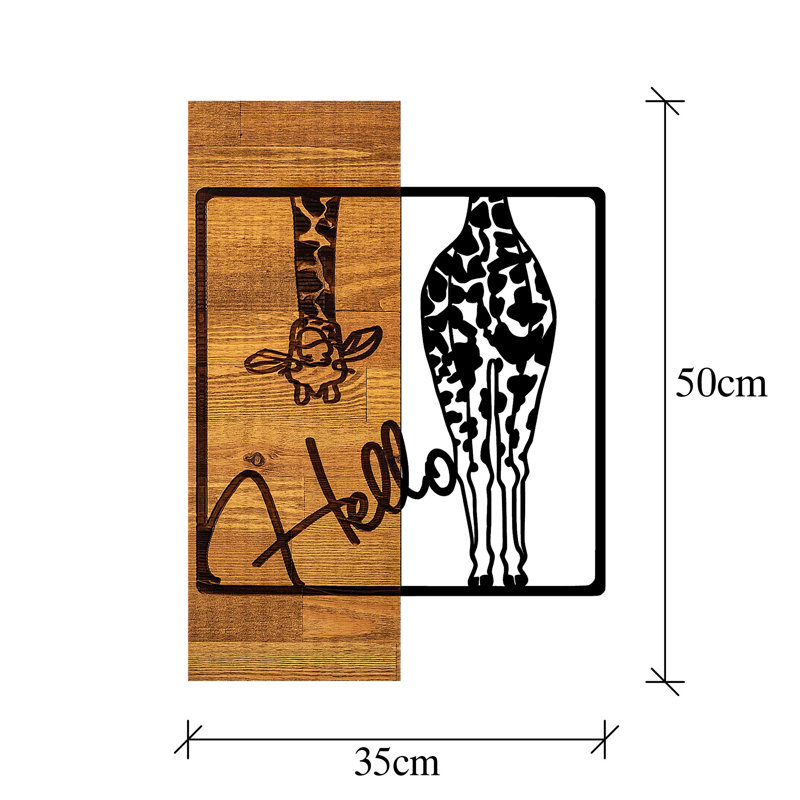 Décoration murale en bois