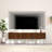 82 Inch Floating Tv Stand For 75 80" TV, Led Wall-Mounted Entertainment Center With Charging Station, Floating Tv Shelf For Living Room, Bedroom, Walnut Brown-885786568