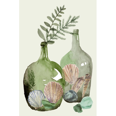 Ocean In A Bottle I by Melissa Wang - Wrapped Canvas Painting