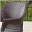 Chaise d'extérieur en résine, 52637,00MBRN KD MP4