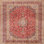 Rouge/jaune clair oriental/Tapis décoratif Misbah