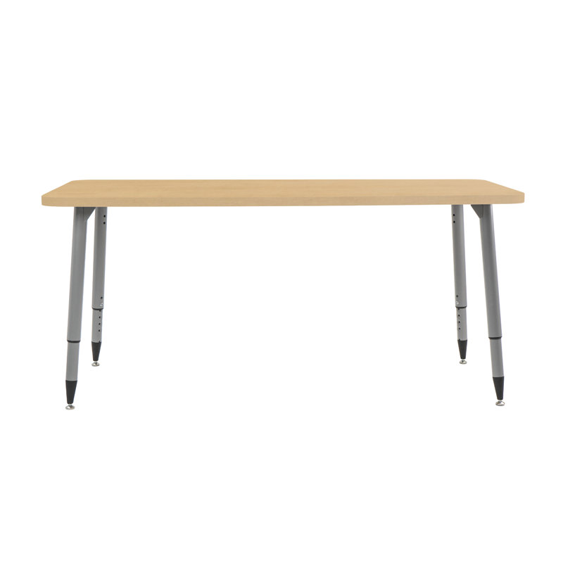 Table d'activité Adapte 24 x 36, 30 po x 60 po, Grain d'érable / argent