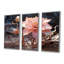 Klerken - ensemble d'art mural rose-108463237-108463239