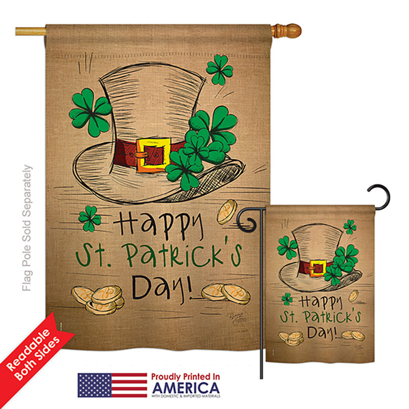 Ensemble de drapeaux en polyester 40 x 28 po Eugenia