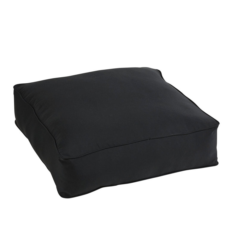 Coussin de sol intérieur / extérieur Noir