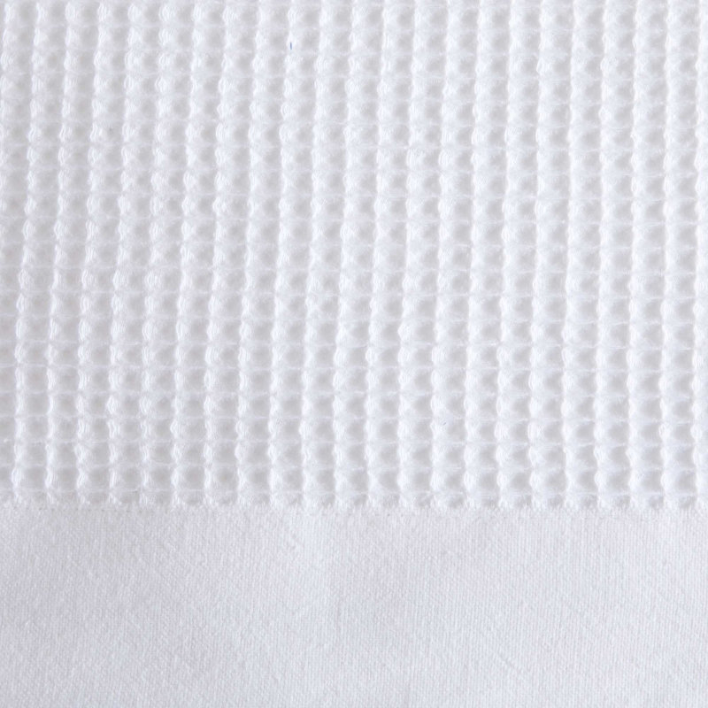 Couverture 100% coton tissé gaufré, Très grand, Paon