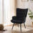 Pureza Velvet Wingback Chair-793981957
