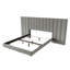 Lit mural tapissier en lin-870031066-870031065