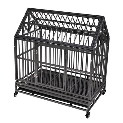 40.9'' H Metal Yard Kennel