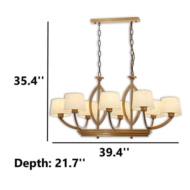 Lustre 8 lumières
