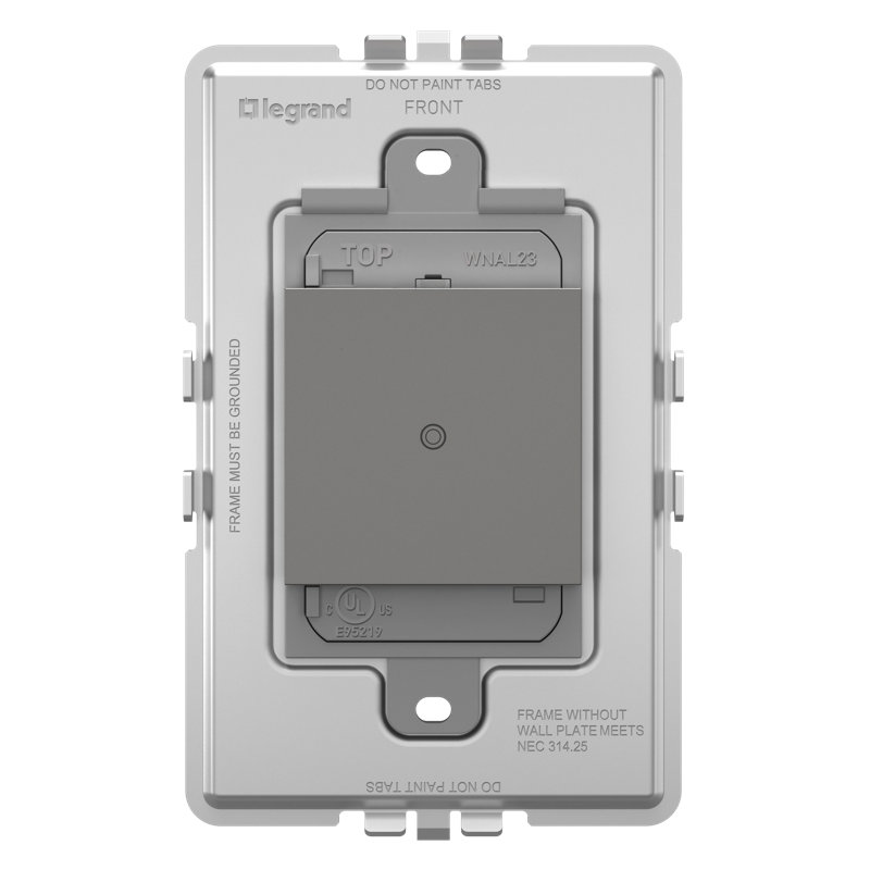 Adorne Wireless Smart Switch With Netatmo, Magnesium