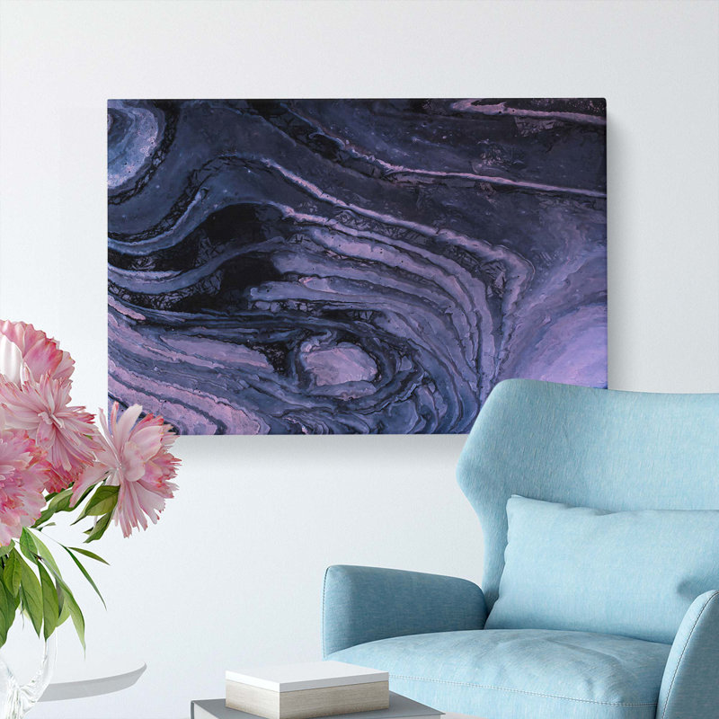 Luscious Vibes In Abstract - Wrapped Canvas, 50cm H x 76cm W x 3cm D